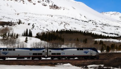 Amtrak near Summit MT