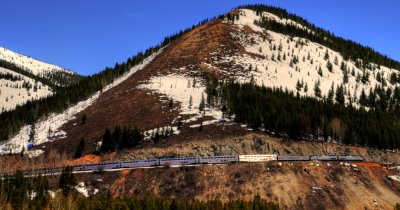 Amtrak Climbs Marias Pass
