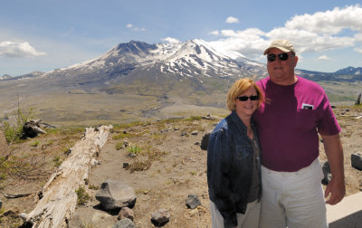 Bobby Shelli at Mt Saint Helens