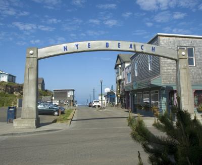 Nye Beach Gate