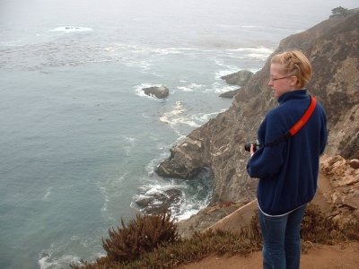 Callie views the Coast