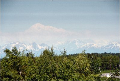 Mt McKinley in Distance