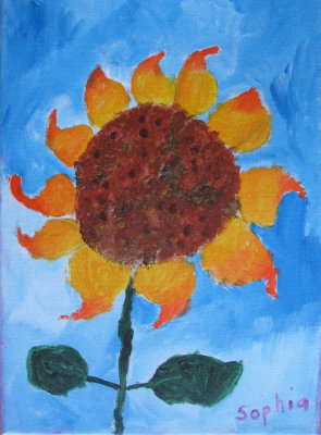 Sunflower, Sophia He, age:6