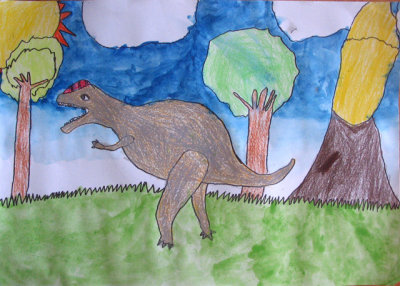 dinosaur, Alex Zhang, age:5