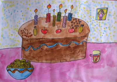birthday cake, Amander Brabant, age:6