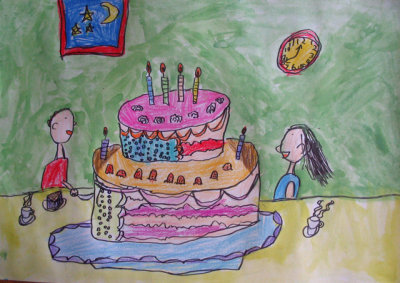birthday cake, Benson, age:5.5