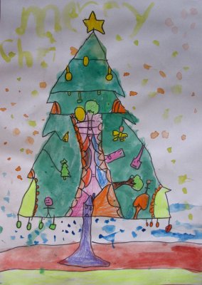 Christmas tree, Duncan, age:8