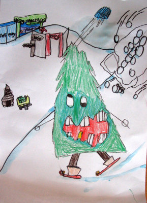 Christmas tree, Eddie, age:6.5