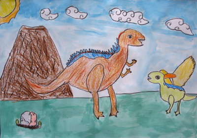 dinosaur, Angel, age:6
