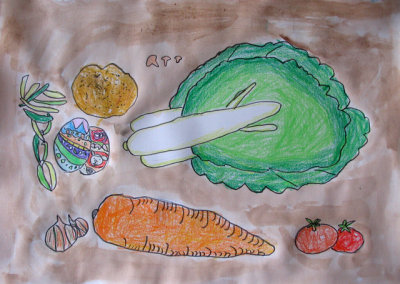 vegetables, Angel, age:6