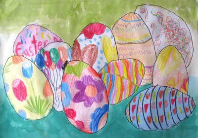 Easter Eggs, Benson, age:6