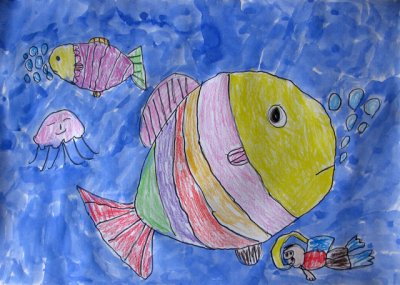 fish, Gu Pan En, age:5