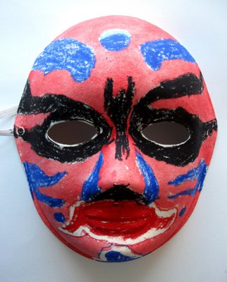 Chinese Opera Mask, Hong Yu, age:7