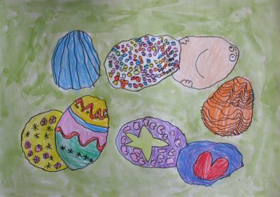 Easter Eggs, Jane, age:4.5