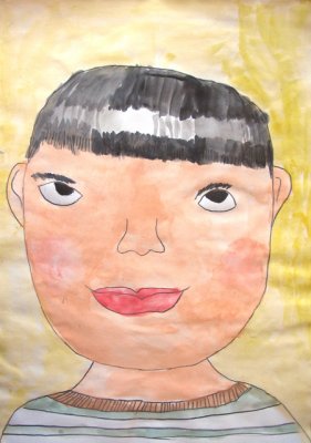 self-portrait, Alex, age:5.5