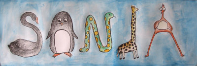 my name design - Animal Sonia, Sonia, age:12