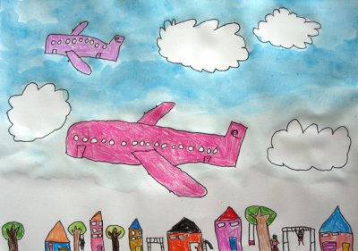 aeroplane, Alina, age:5
