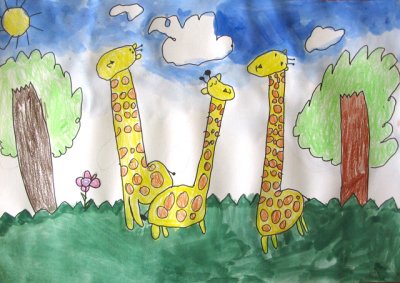 giraffe, Amber Su, age:5