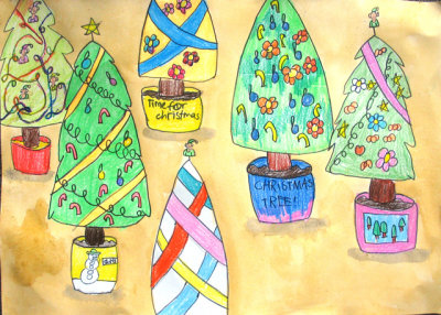 Christmas tree shop, Sarah Chen, age:7