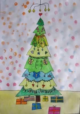 Christmas tree, Vivian Phu, age:7.5