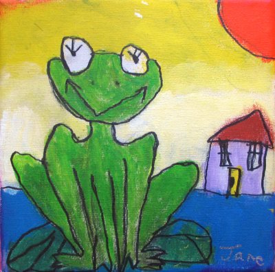 frog, Jane, age:5