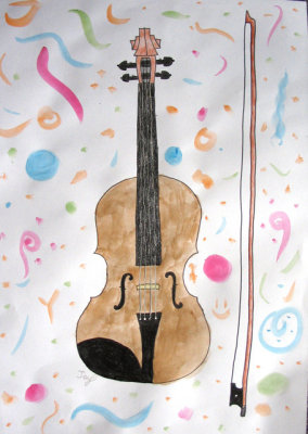 my violin, Joy, age:8.5