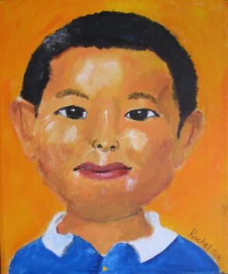 portrait - my brother, Rachel Teh, age:9