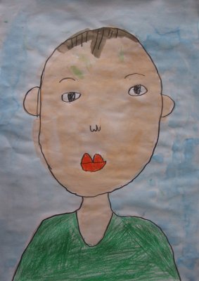 self-portrait, Sunny Sun, age:5