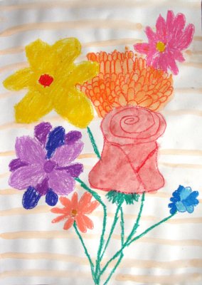 flower, Emily Yin, age:5