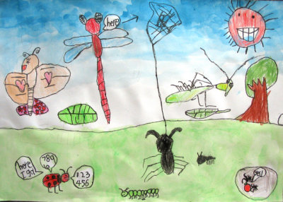 insects, Fiona, age:5