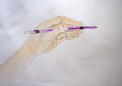 my hand, Christine, age:9