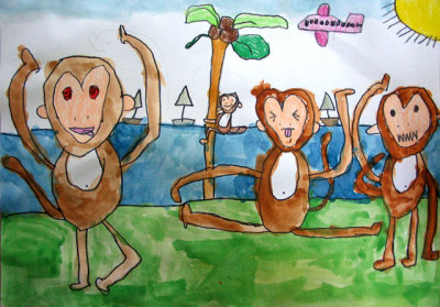 monkey, Sophia Ying, age:5