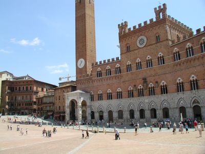 Siena's main piazza