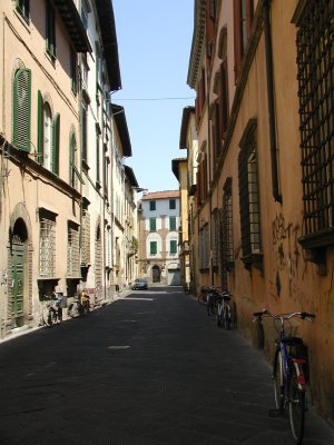 Lucca. A lot of small side streets.