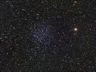 M46 Open Cluster in Puppis with two Planetary Nebulae