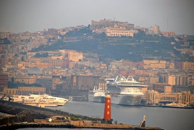 Sailing into Naples very early morning September 24, 2010