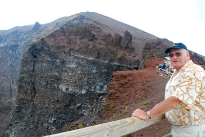 Dave playing tourist on Mt Vesuvious September 24, 2010