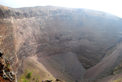 Mt Vesuvious crater
