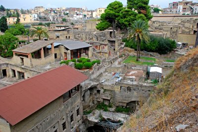   Herculaneum was  destroyed along with Ponpeii in AD79