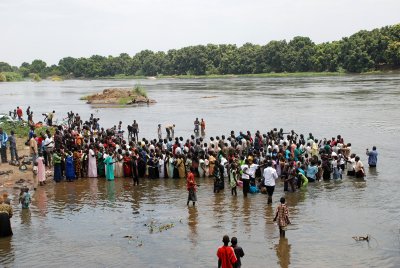 Mass Christening in the Nile