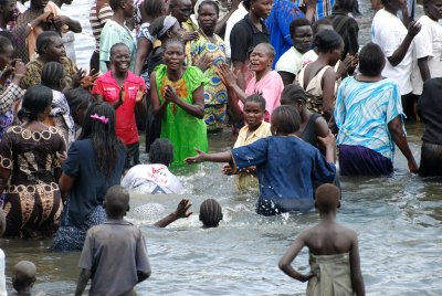 Mass Christening February 2011 Juba Southern Sudan