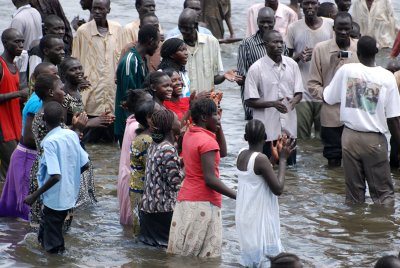 Mass Christening in the Nile