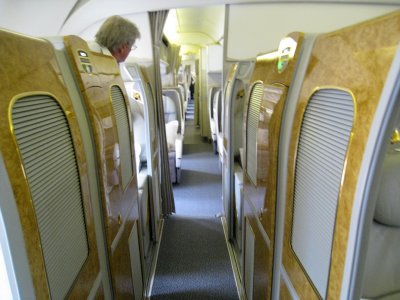 We were the only ones in 1st class