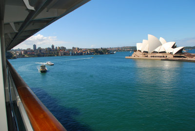 Sydney Harbour from the ship