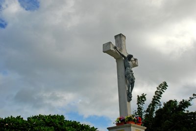 Crucifix in the middle of Town