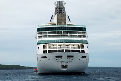 Ship taken from the tender