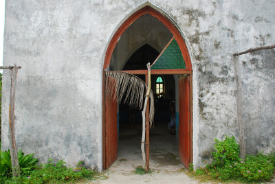 Quaint doorway into the church