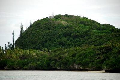 Notre Dame de Lourdes from the beach