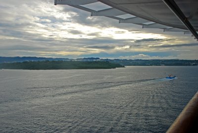 Sailing into Port Vila Vanuatu on a stormy day 9 April, 2011