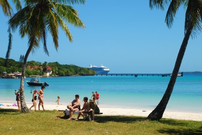 Rhapsody of the Seas tendered offshore